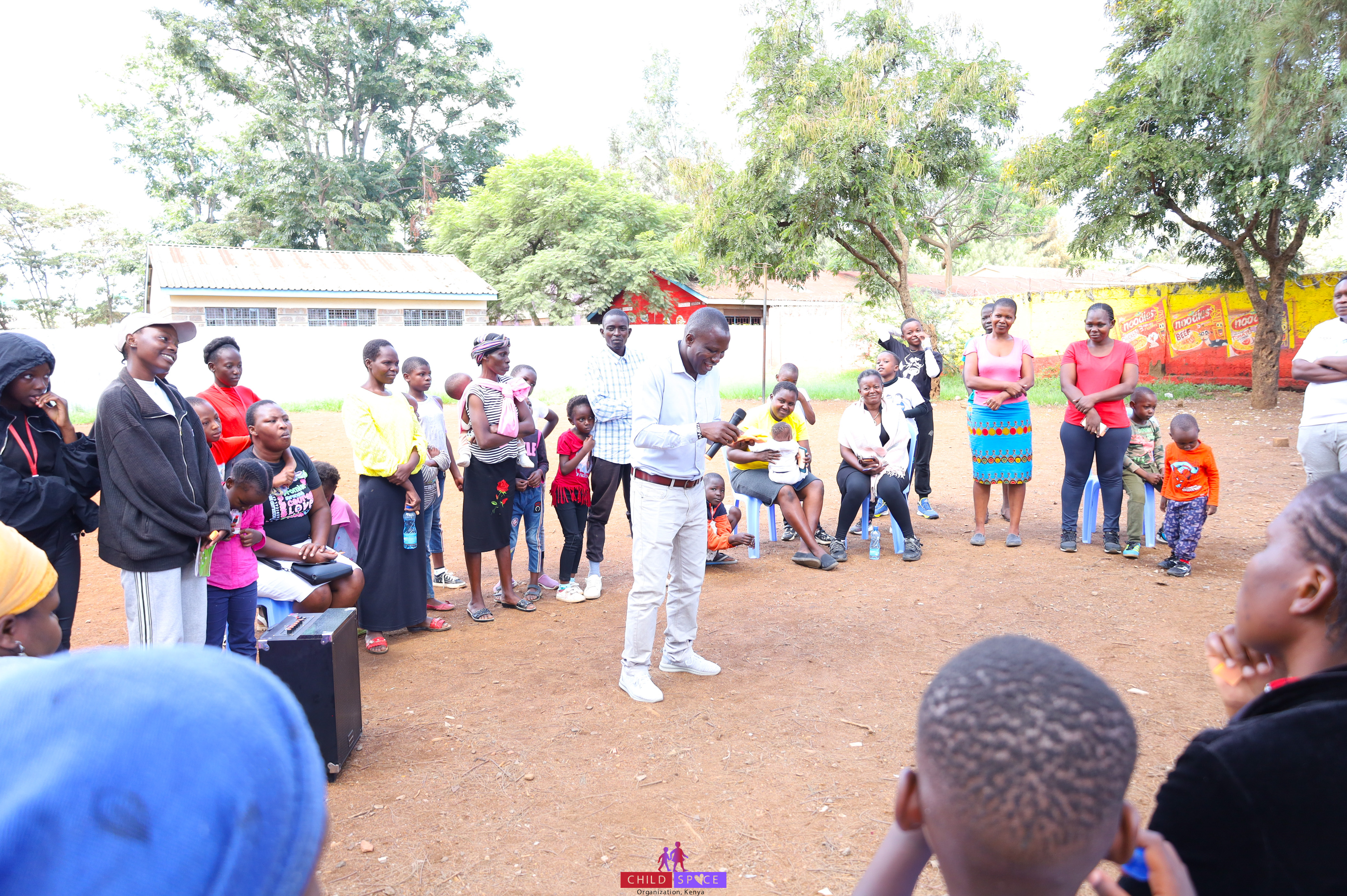 Children at a Child Space Organization Mental Health Camp