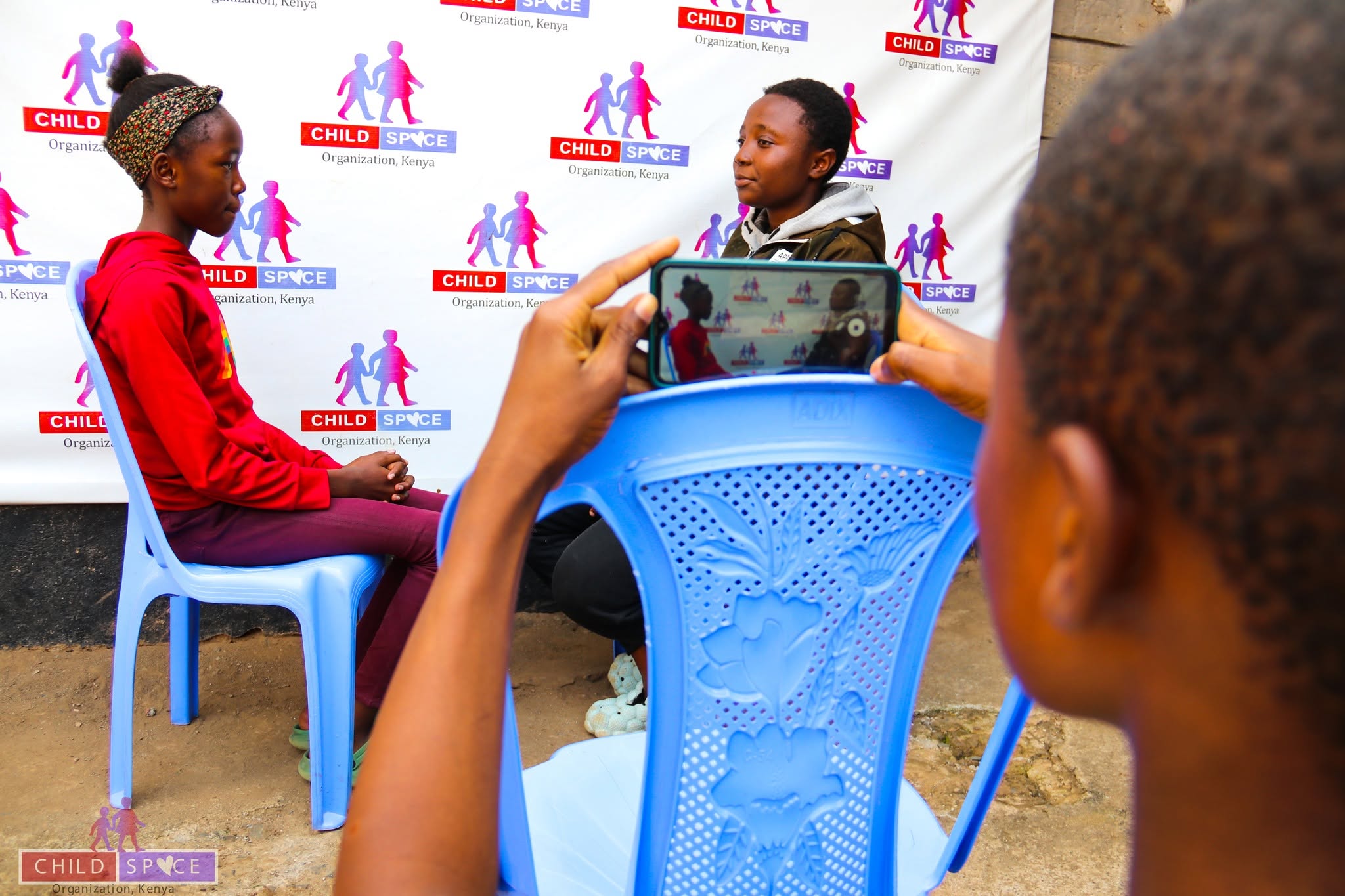 Children practicing proper handwashing hygiene