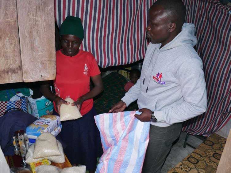 Community relief distribution